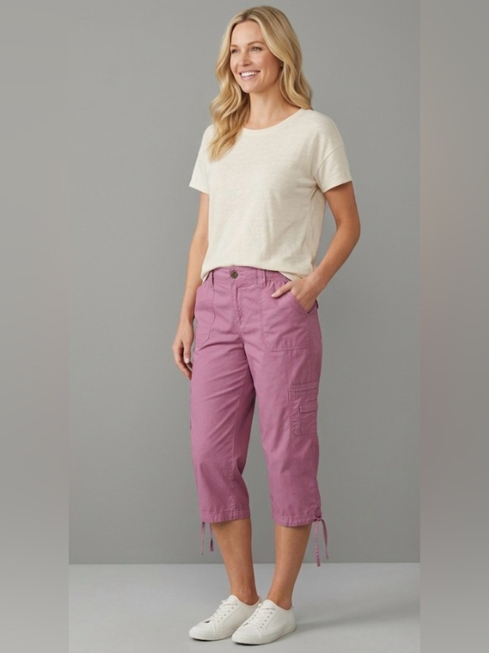 Croft&Barrow women’s capris size 18 color dusty Rose